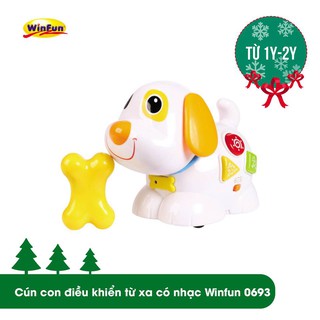 Đồ chơi cún con điều khiển từ xa có nhạc Winfun 0693
