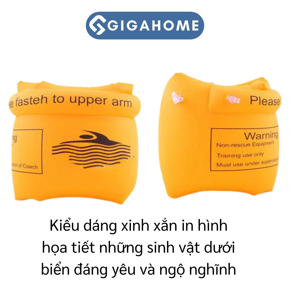 Combo 2 Chiếc Phao Tay Tập Bơi Cho Trẻ Em Và Người Lớn GIGAHOME 4087