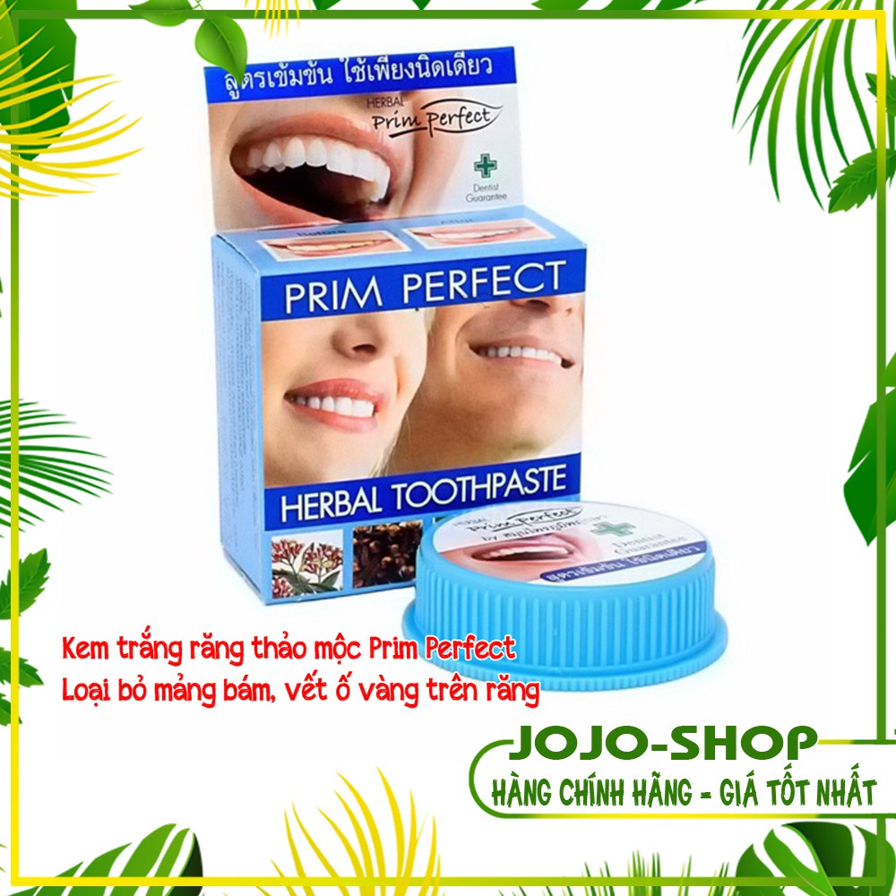 Kem tẩy trắng răng thảo mộc Prim Perfect