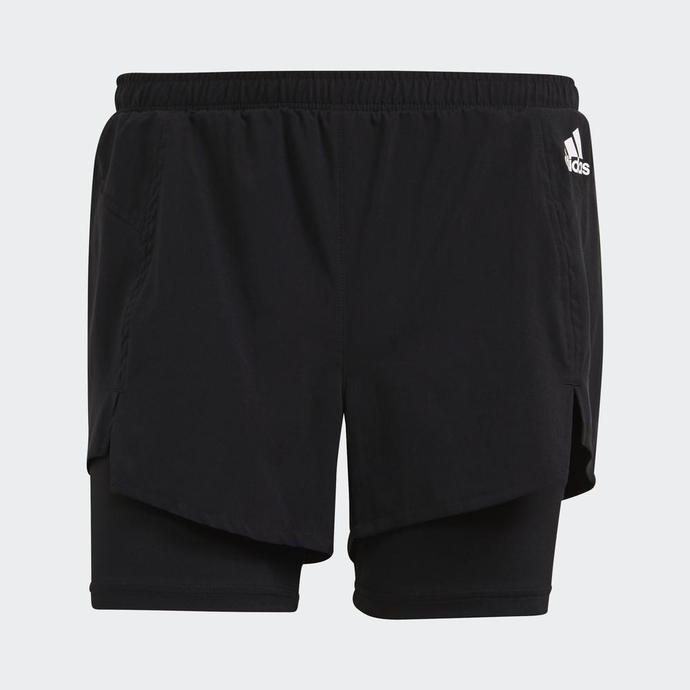 Quần Ngắn adidas TRAINING Nữ Quần short thể thao Primeblue Designed To Move 2-in-1 Màu đen GL4033