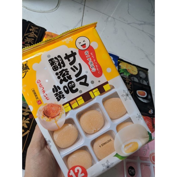 Bánh mochi kem trái cây hộp 12 cái - 12 vị -  Đồ ăn vặt