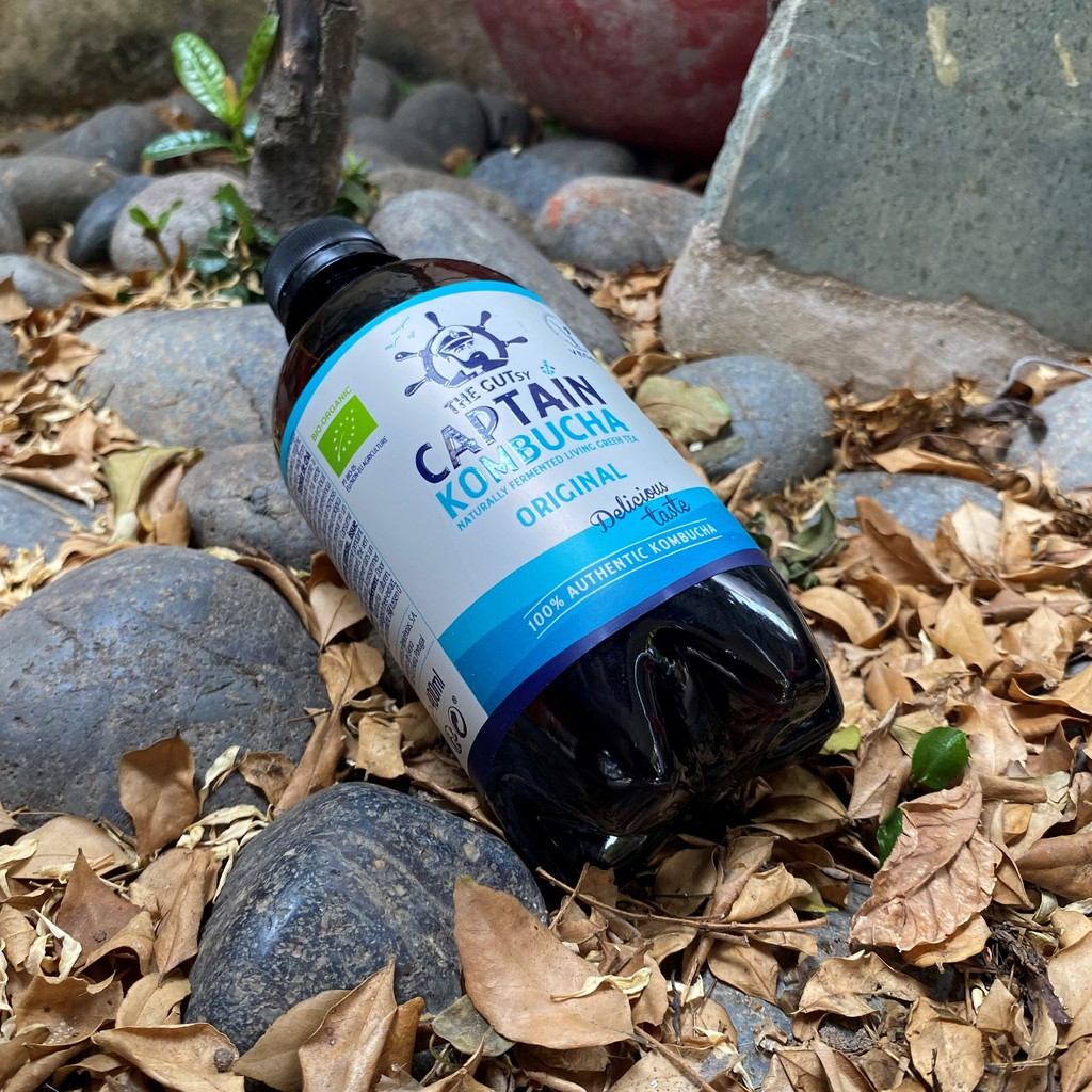 Trà dưỡng sinh Kombucha hữu cơ 400ml The GUTsy Captain