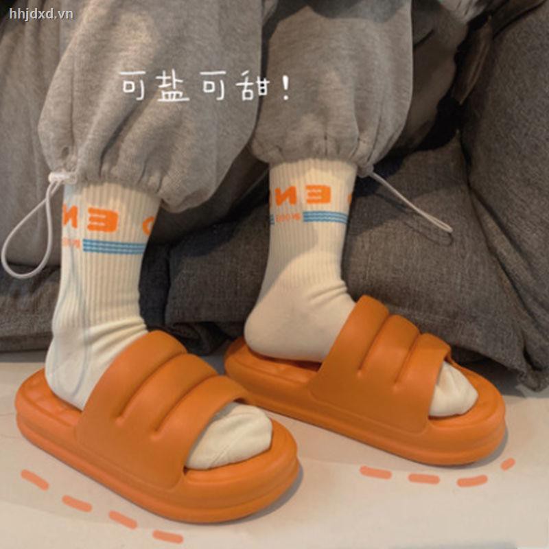 Dép quai ngang đế dày phong cách Hàn Quốc trẻ trung cho nữ