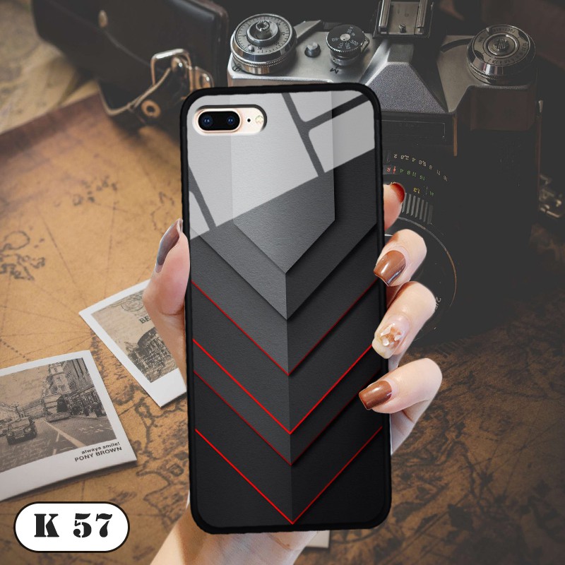 Ốp lưng kính 3D cho IPhone 7-8 Plus