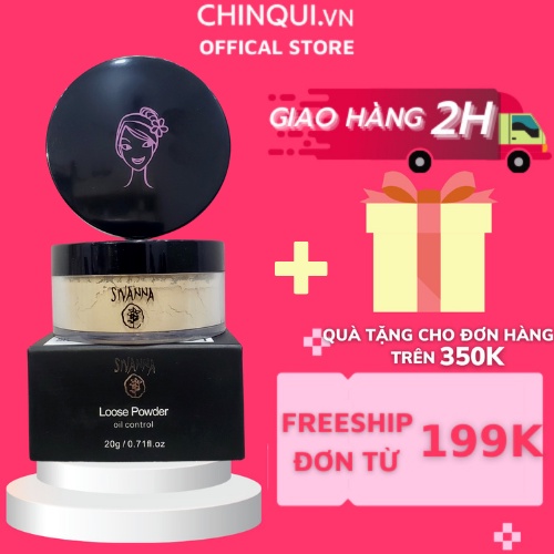 Phấn Phủ Sivanna Kiềm Dầu Dạng Bột  Loose Powder Shine-Control Sheer Long Wear 20g