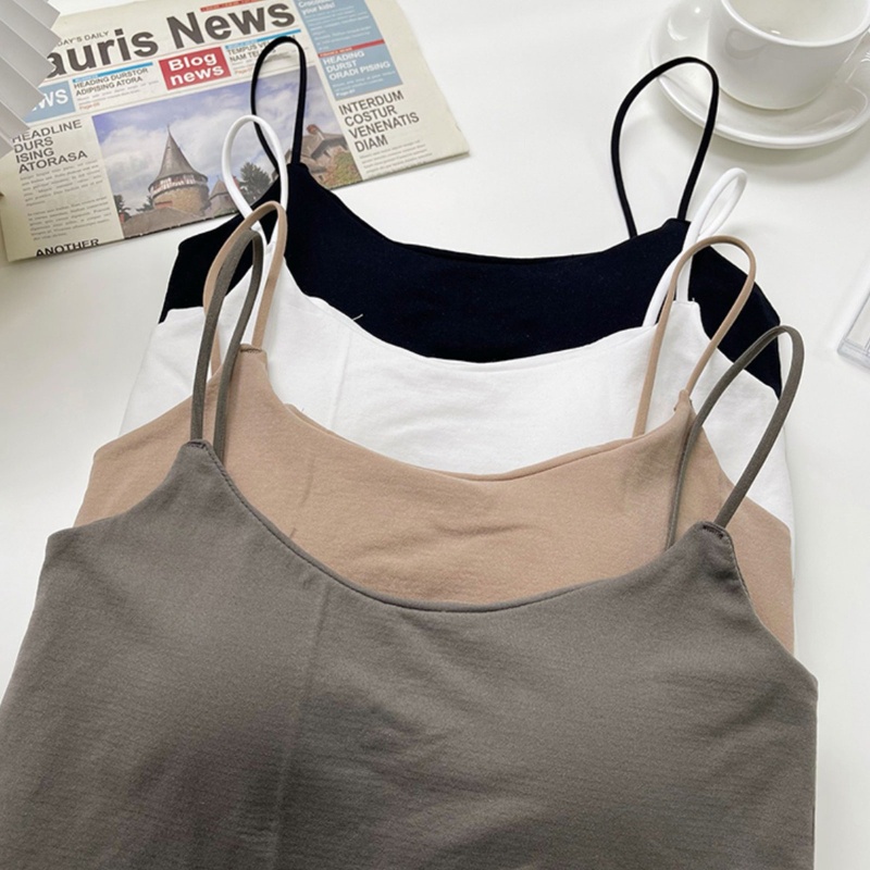 Áo Hai Dây Có Mút Nâng Ngực Thời Trang Mùa Hè Cho Bạn Gái