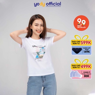 Áo thun yody nữ in vacation tsn4378