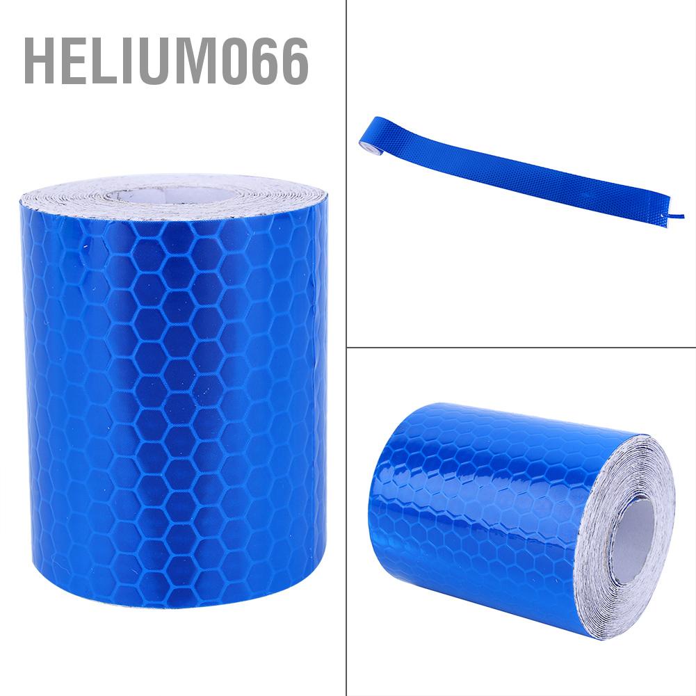 Helium066 1 chiếc Phản quang Cảnh báo an toàn Băng Dán phim Conspicuality Cuộn băng 5 màu Tùy chọn