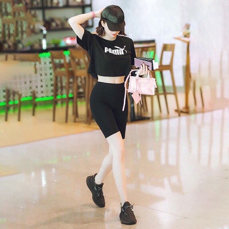 [Hàng loại 1] Quần legging lửng nữ, quần legging nâng mông ngố nữ siêu hot 2021 | BigBuy360 - bigbuy360.vn