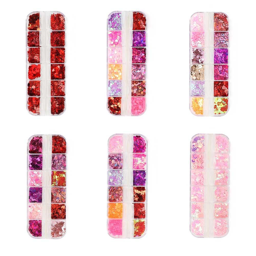 .Bột Kim Tuyến 3D Lấp Lánh Dùng Trang Trí Móng Nghệ Thuật DIY