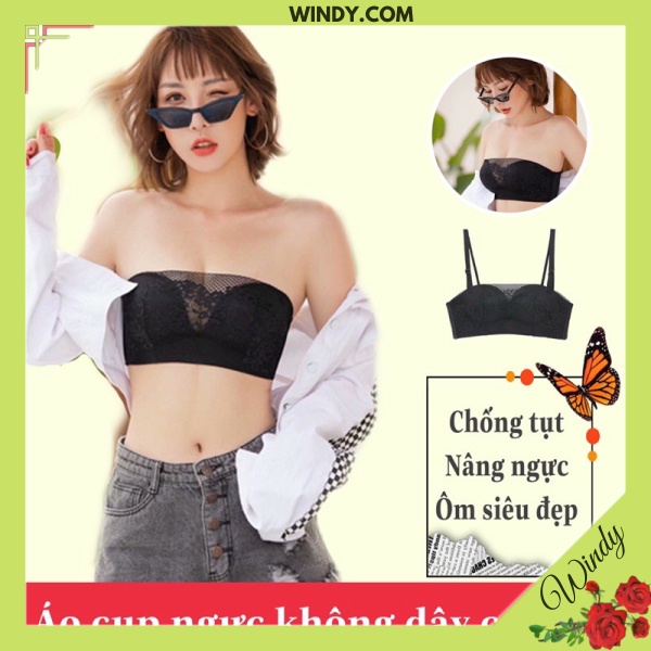 [KHO SỈ] Áo lót chống tụt nâng ngực cúp ngang không gọng cao cấp