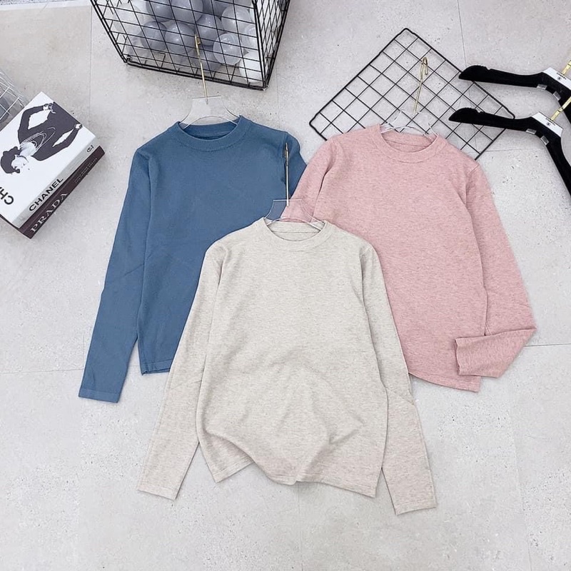 Áo len dài tay nhiều mầu