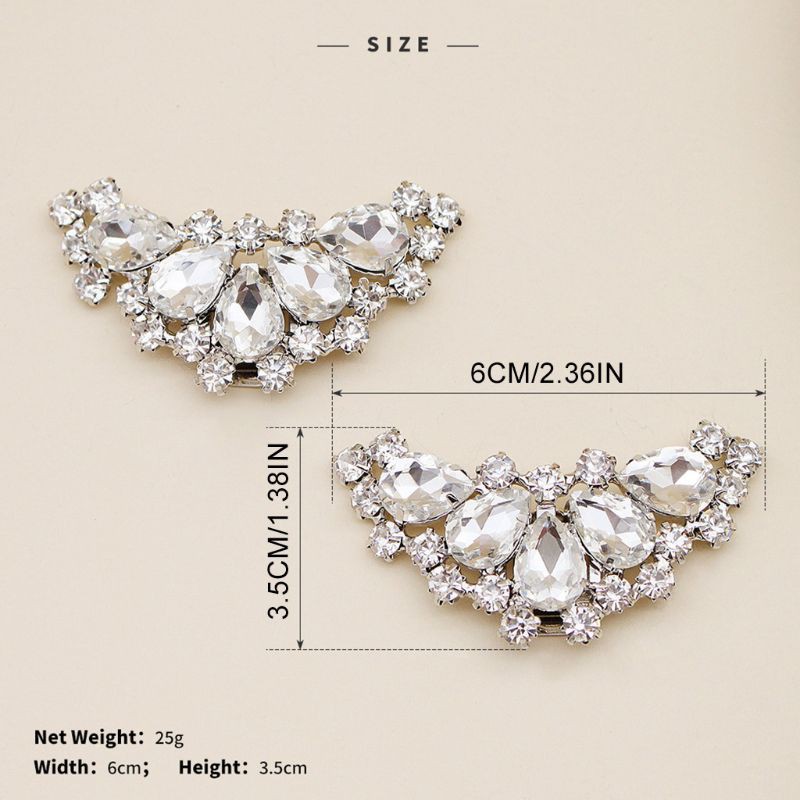 CHARMS Phụ Kiện Kẹp Giày Cao Gót Thời Trang Thanh Lịch Cho Nữ