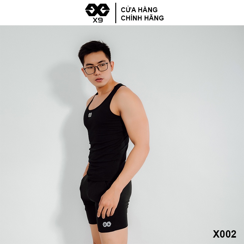 Áo Ba Lỗ Tanktop Thể Thao Nam - LocalBrand X9 - Tập Gym Chạy Bộ Yoga - X002