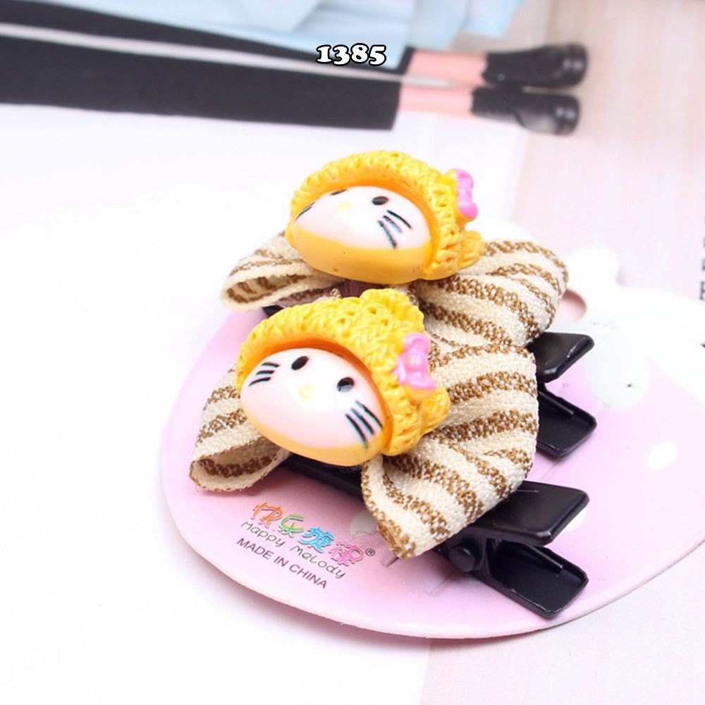 Kẹp tóc nữ ulzzang họa tiết hoạt hình đủ mẫuFREESHIPset cột tóc nhiều màu cute AH1385