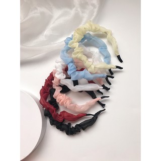 Bờm nhún chiffon headband