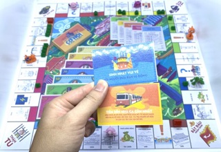 Cờ tỷ phú Monopoly đã ép plastic