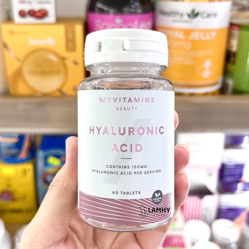 Hyaluronic Acid (HA) Myvitamins giúp duy trì độ ẩm cho làn da từ bên trong