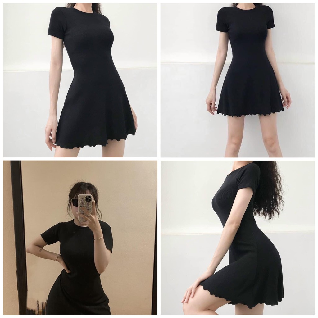 Váy Polo Body tay ngắn xinh yêu, đầm polo đi dự tiệc, đi chơi dạo phố, đi bar sang chảnh  ( Có Ảnh Thật )