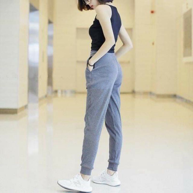 Quần jogger ⚡️GIÁ SIÊU RẺ ⚡️ Quần len tắm ống bo chân form rộng thể thao thoải mái vô cùng cá tính