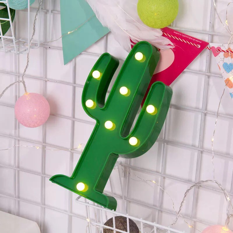 Đèn led icon trang trí dùng PIN để bàn hay treo tường đều được