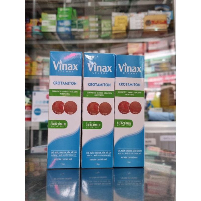 Gel Bôi Da Vinax - Giảm ngứa - Chàm da 15g