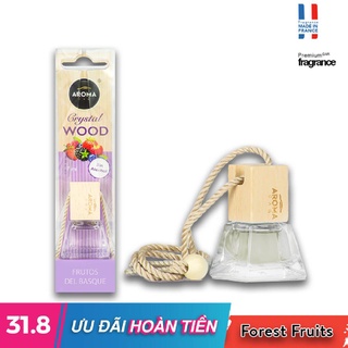 Tinh dầu nhập khẩu aroma car crystal wood 7 ml - tinh dầu treo, khử mùi - ảnh sản phẩm 9