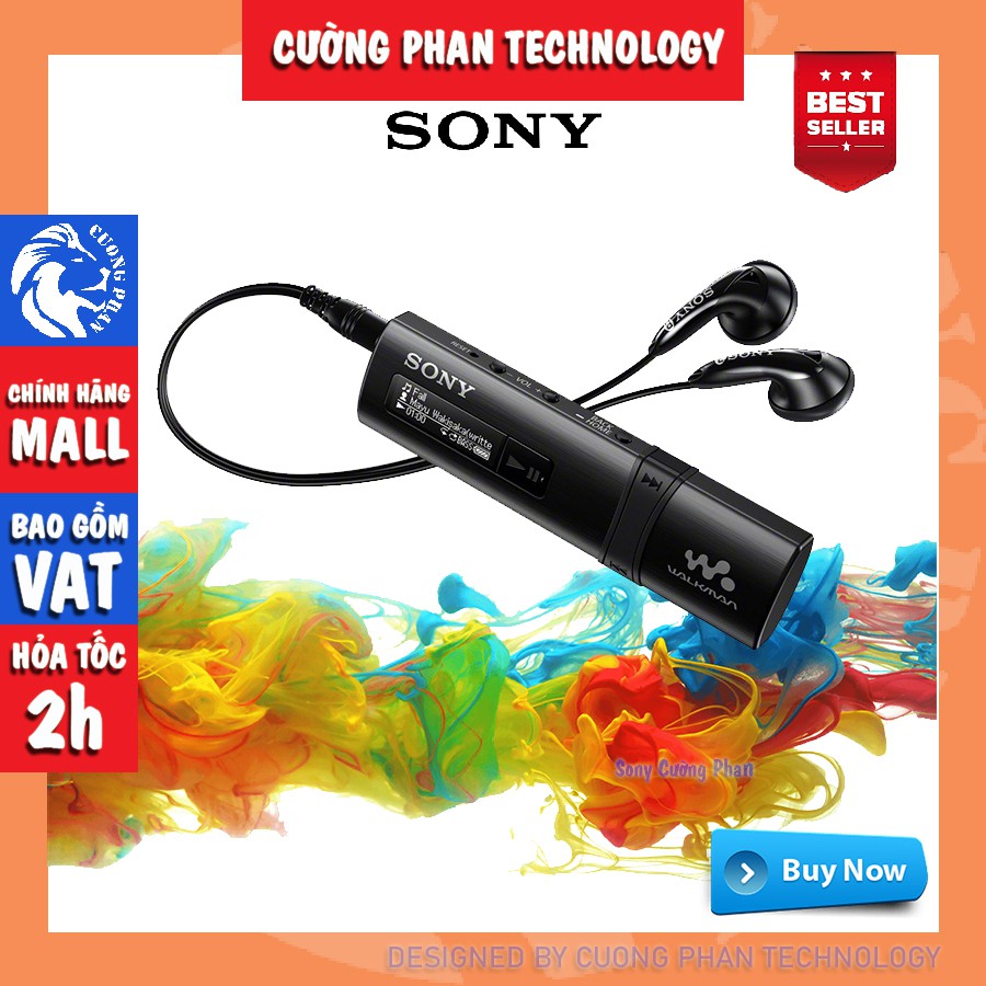 Máy Nghe Nhạc Sony Walkman MP3 NWZ-B183F | Bộ nhớ trong 4GB |