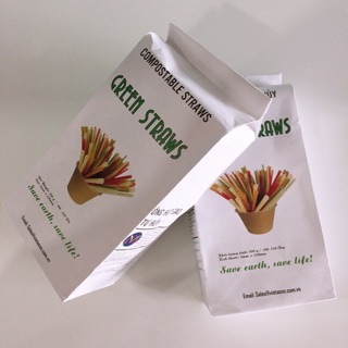 ỐNG HÚT BỘT GẠO TỰ HỦY - HỘP 500 gr (100-120 ống)