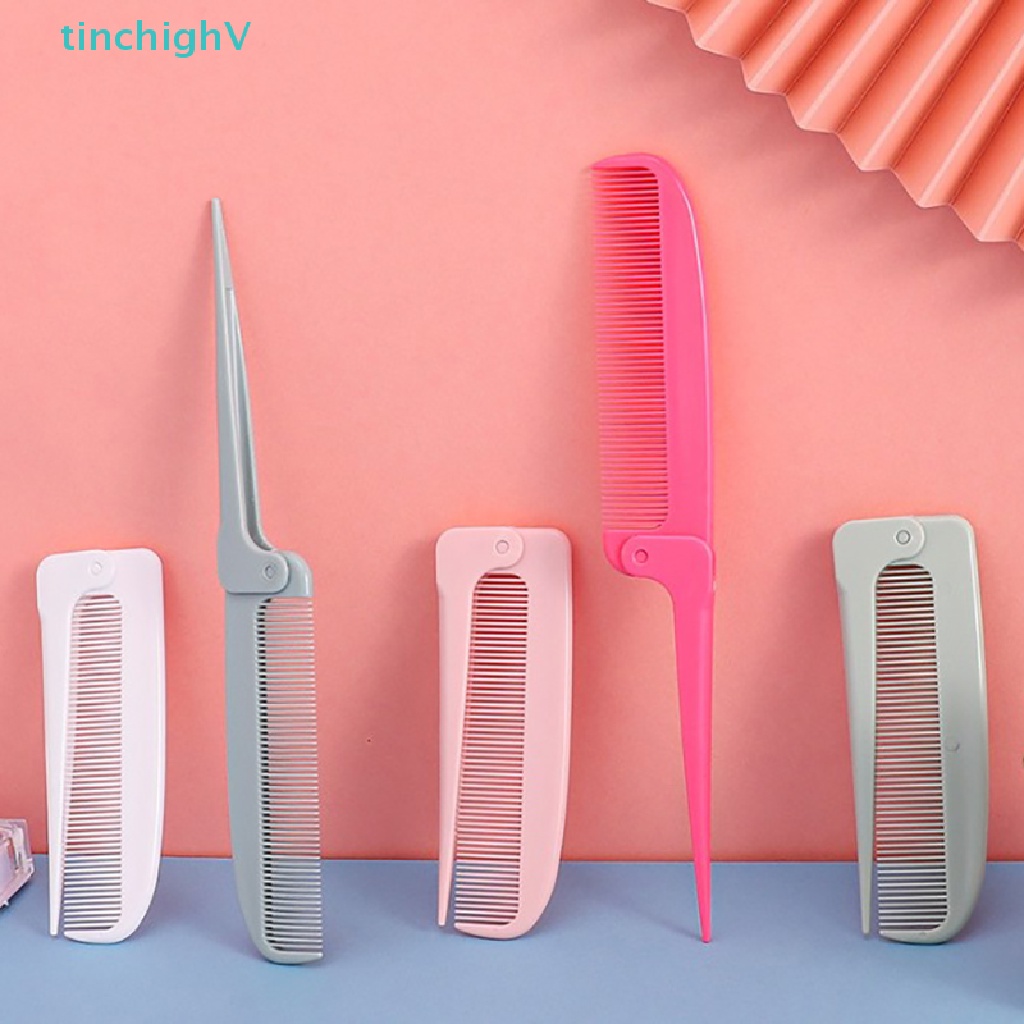 Lược Chải Tóc Massage Da Đầu Có Thể Gấp Lại Thiết Kế Đuôi Nhọn