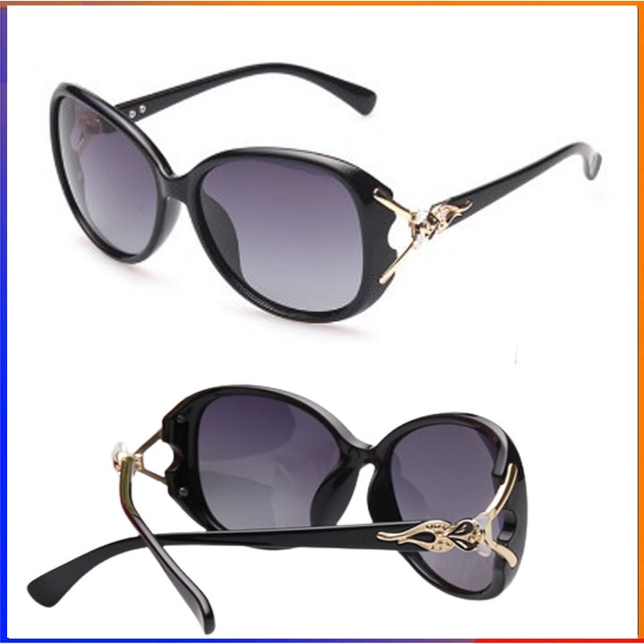 Mắt Kính Nữ Phân Cực Glasses Thời Trang Màu Đen ST2S448