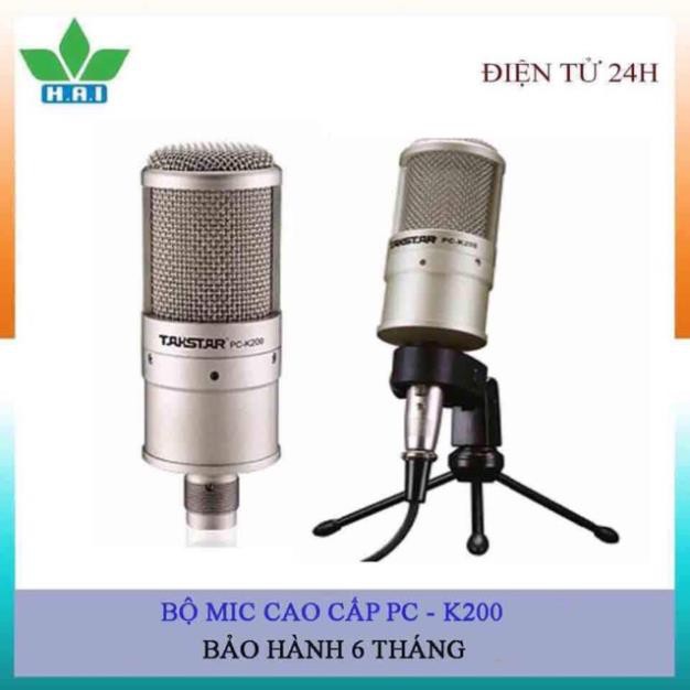 Mích thu âm live Takstar PC - K200 ( bảo hành 3 tháng) 