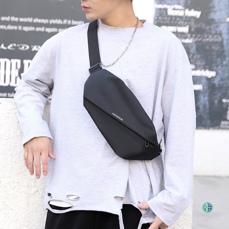 Ready Stock Men's Waist Bag Multifunctional Large Capacity Mobile Phone Bag for Outdoor Running @vn