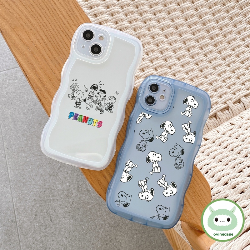 Ốp lưng iphone Ốp Điện Thoại Trong Suốt In Hình Snoopy Cho iPhone 13 Pro Max 11 12 Pro Max X XS Max XR 7 8 Plus SE 2020