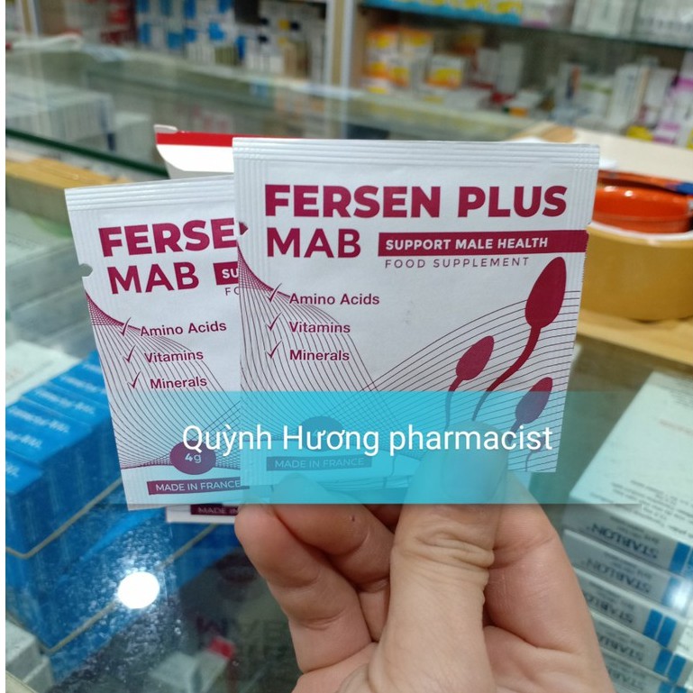 FERSEN PLUS MAB hộp 30 gói giúp tăng cường sức khỏe nam giới