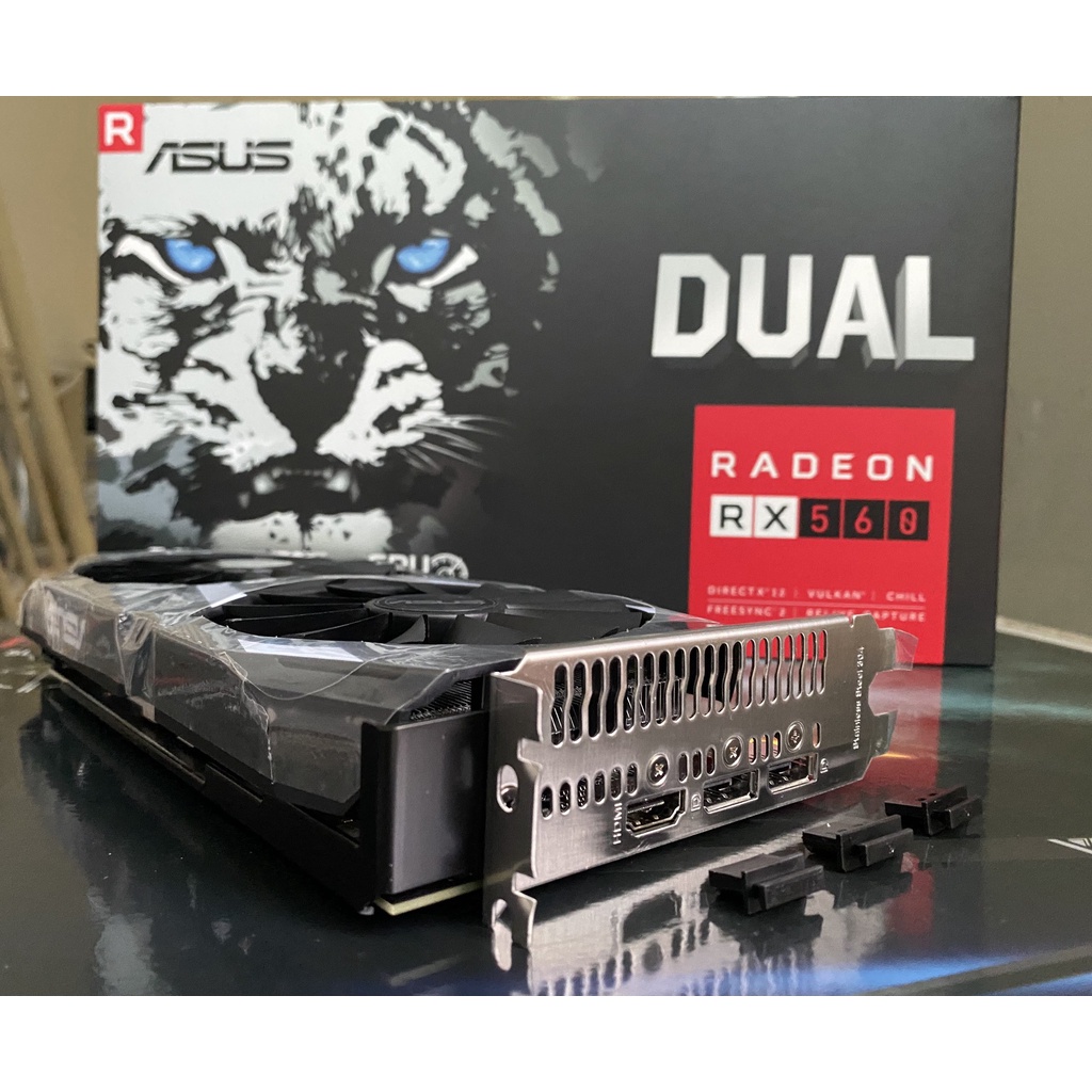 Graphic Card - Card đồ hoạ - VGA Asus RX560 RX 560 Dual 4G 2 Fan new box - bảo hành 3 năm - rẻ vô địch