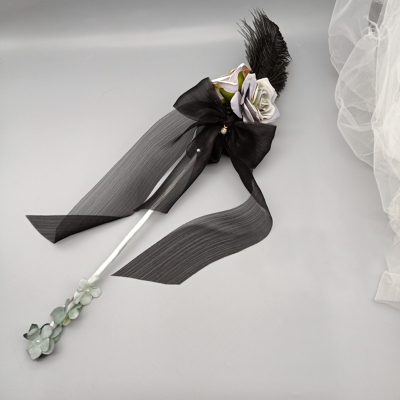 Dây Ruy Băng Hoa Hồng Cầm Tay Phong Cách Lolita