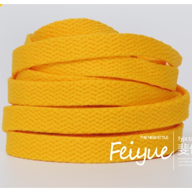 Dây giày Dẹt màu Đen màu Trắng