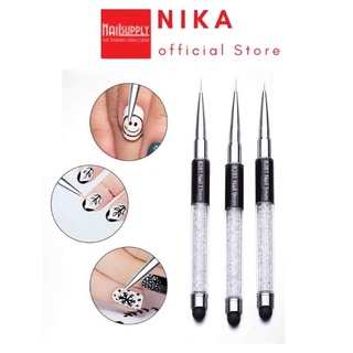 Cọ Nét Cán Đá Cao Cấp B281 Có 3 Sizes 6mm , 9mm , 12mm , Cọ Vẽ Nail Chuyên Dụng Lông Mềm Mượt