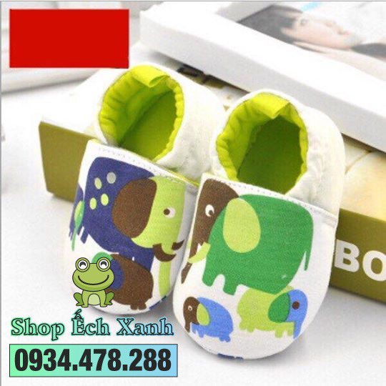 Giáy tập đi cổ chun cho bé từ 6-12m