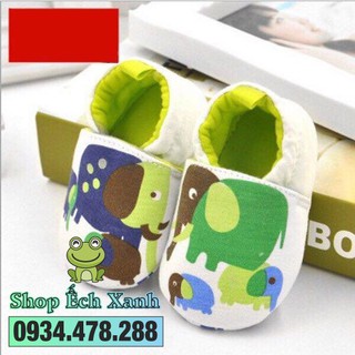 Giáy tập đi cổ chun cho bé từ 6-12m