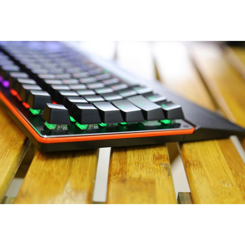 Bàn phím cơ quang học E-Dra EK300 - Switch quang chống nước, LED Rainbow, kê tay - Bảo hành chính hãng 24 tháng