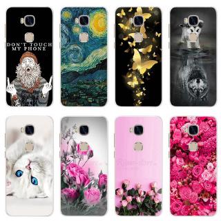 Ốp điện thoại TPU dẻo in họa tiết hoạt hình bông hoa xinh xắn cho HUAWEI GR5 (2016) HUAWEI HONOR 5X KIW-TL00