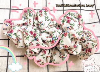 🌷scrunchies buộc tóc hoa hồng nhí 🥀