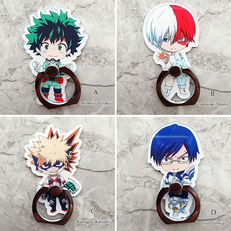 Nhẫn Đỡ Điện Thoại Chống Rơi Hình My Hero Academia