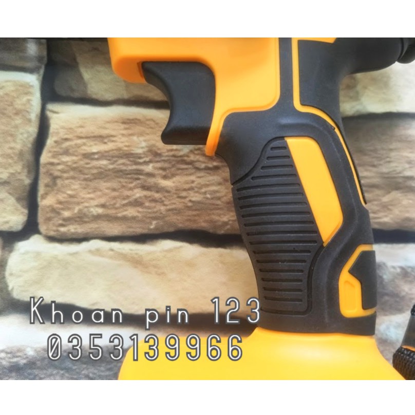 Khoan Pin Dewalt đầu 13 mm 3 chức năng tặng kèm mũi khoan