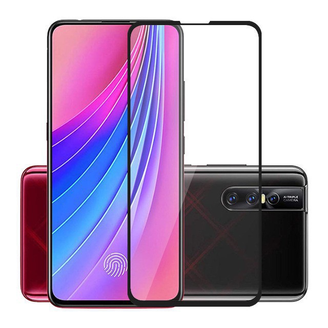 Kính Cường Lực Vivo V15 V15 Pro V17 Pro Full Màn Hình Và Trong Suốt Độ Cứng 9H+ Siêu Xịn Tặng Kèm Khăn Lau