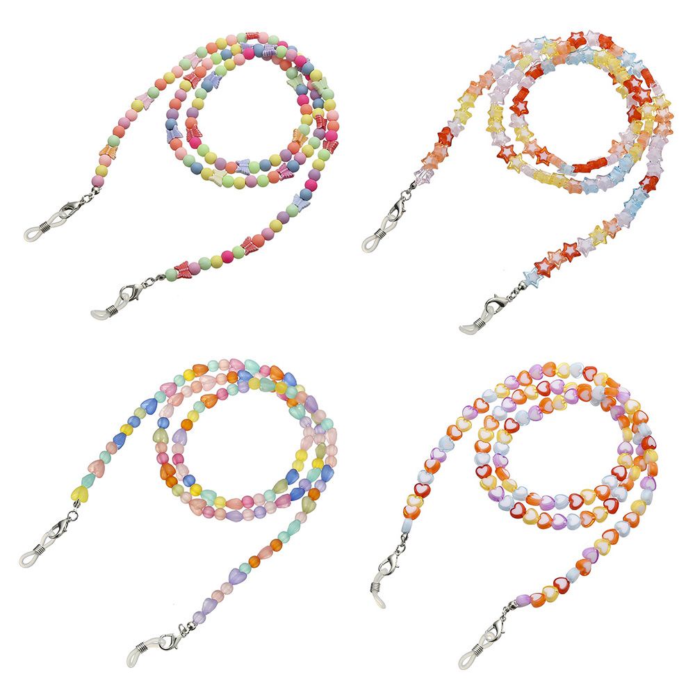 Dây đeo mắt kính dạng chuỗi hạt nhiều màu sắc thời trang cho nữ