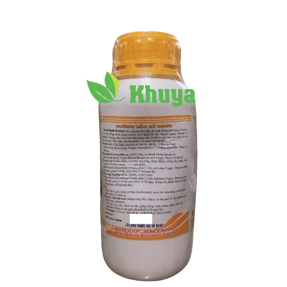 Phân bón lá hữu cơ sinh học Growmore Terra Sorb Foliar Siêu To Lá chai 500ml