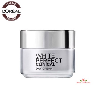 [CHÍNH HÃNG] Kem Dưỡng Trắng, Mờ Thâm, Nám Ban Ngày L'Oreal White Perfect Clinical Day Cream